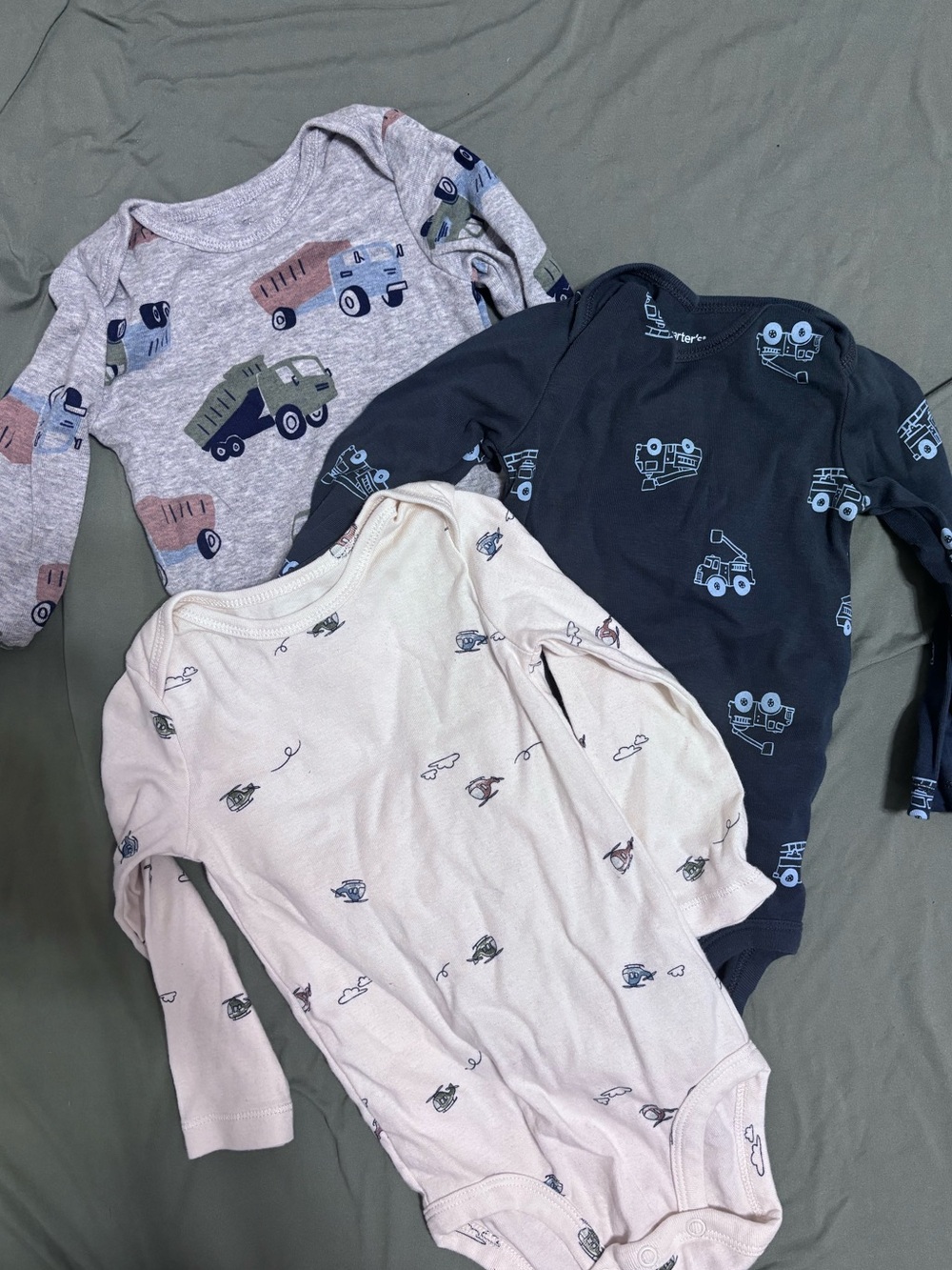 3-Pack Baby Bodysuits Carter’s 18 months NWOT